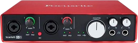 DJ機材 Focusrite Scarlett 6i6 1st Generation Scarlett 6i6 1st Gen | Focusrite Downloads
